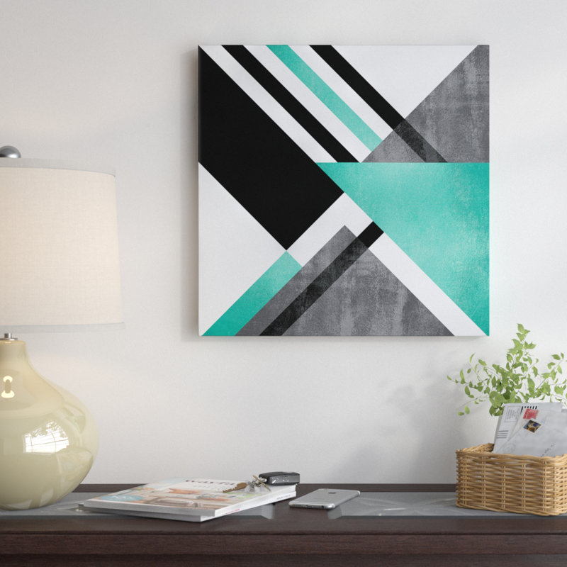 « folds », impression sur toile tendue, H 12 po x l 12 po x P 0,75 po