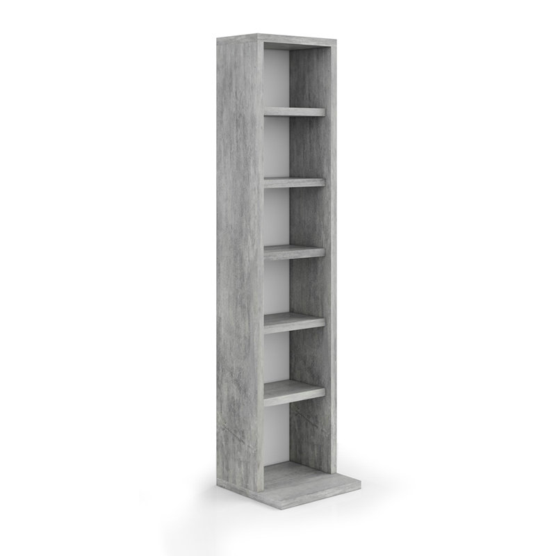 90 cm H Media Shelves, Concrete