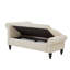 Chaise longue rembourrée en velours avec rangement de 65 pi-1332512250