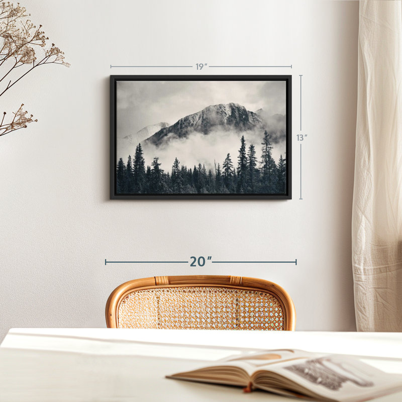 " Banff Park Mountain Scene ", 19" H x 13" W