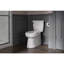 Toilette allongée deux pièces Brella 1,28 GPF (siège non inclus)