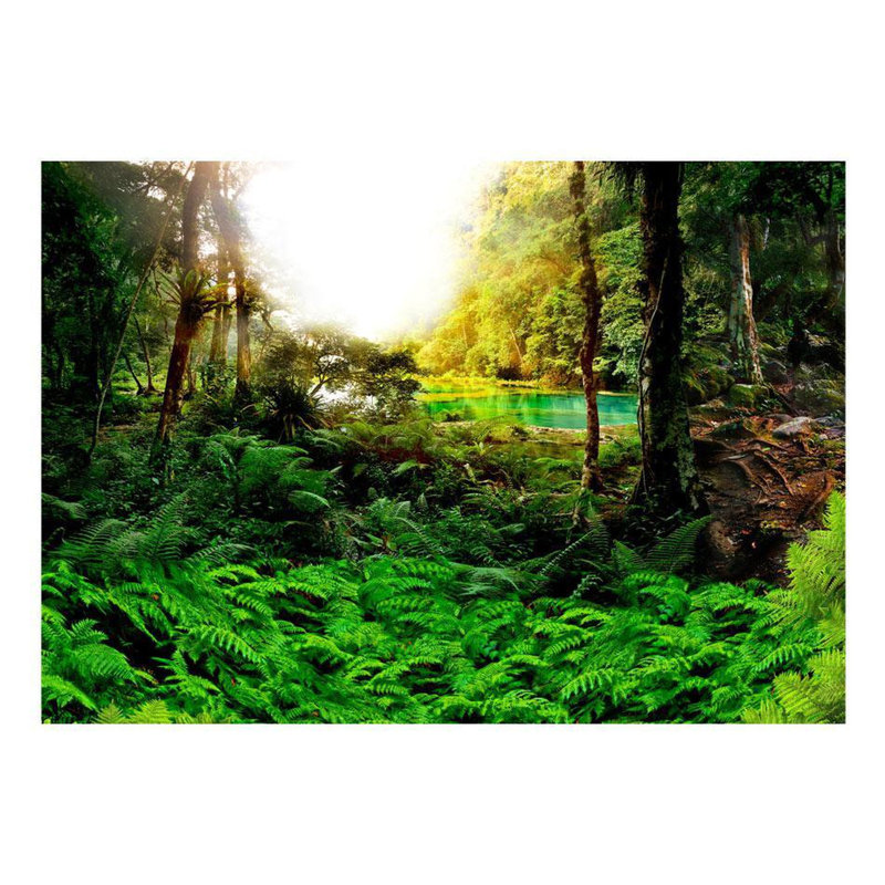 Murale Delajah In Tropics, L 110 po x l 157 po