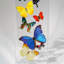 17 Genuine Butterflies In Vertical Acrylic Shadow Box
