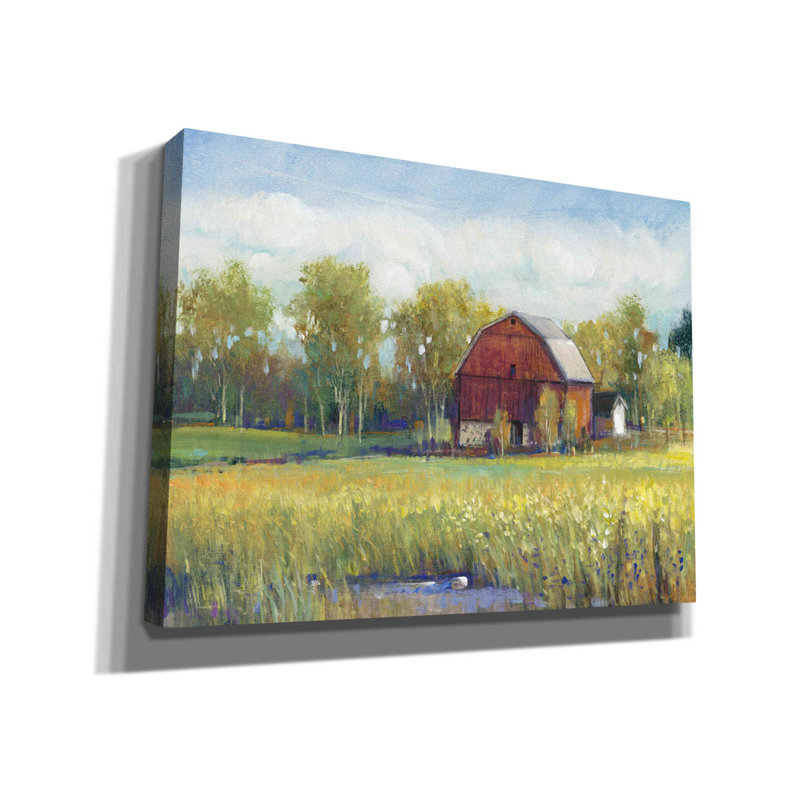 Art mural sur toile, "Rurale America I" par Tim O'oole, H 12 po x l 16 po x P 0,75 po