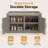 Shoe Storage with Seat,Resin Shoe Organizer-264075002