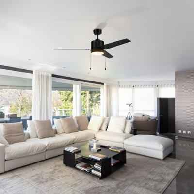 Ventilateur de plafond 52 po avec lumières DEL