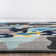 Florentia Floral Black/Gray/Cream Non-Slip Rubberback Area Rug