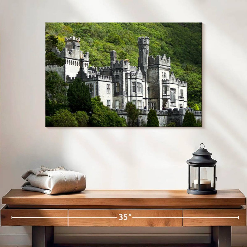 Historic Kylemore Abbey, 16" H x 24" W
