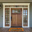 Tapis de porte d'extérieur Zarrukh Happy Fall Y'all Coir 30 po x 18 po