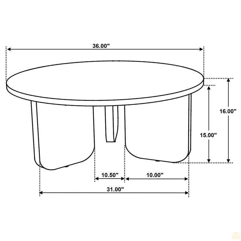 Table basse ronde