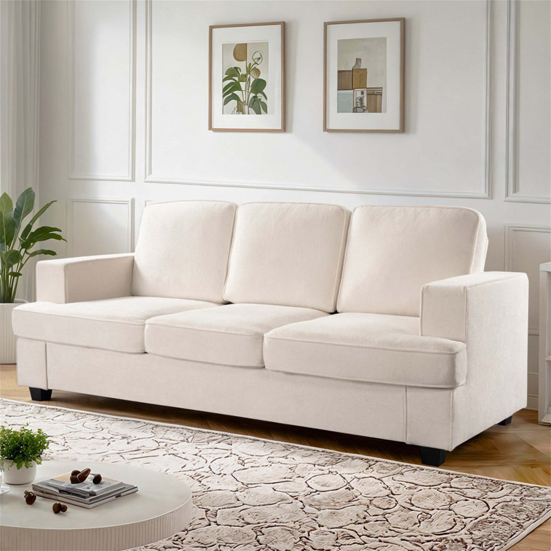 Canapé rembourré en velours exquis pour une détente inégalée, un style intemporel et un confort durable dans tout espace de vie