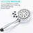 5 Mode Handheld High Shower, Finish, Abs Head Adjustable Settings, ,-120883100