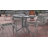 Amlie 31.5" Round Tempered Glass Metal Table with Smooth Ripple Design Top-86859275