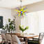 Luminaire suspendu en verre multicolore-656227780