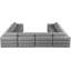 Howardine Upholstered U-Shaped Sectional Reversible-82751378
