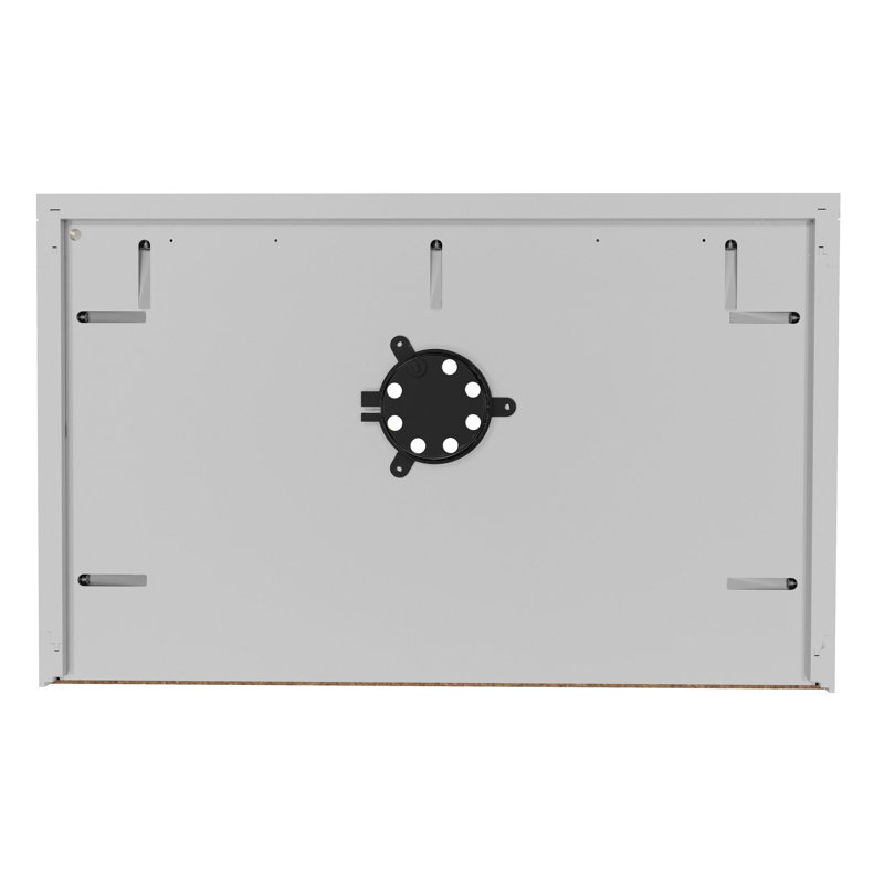 Samson Solid Wood Bar Cabinet, Silver