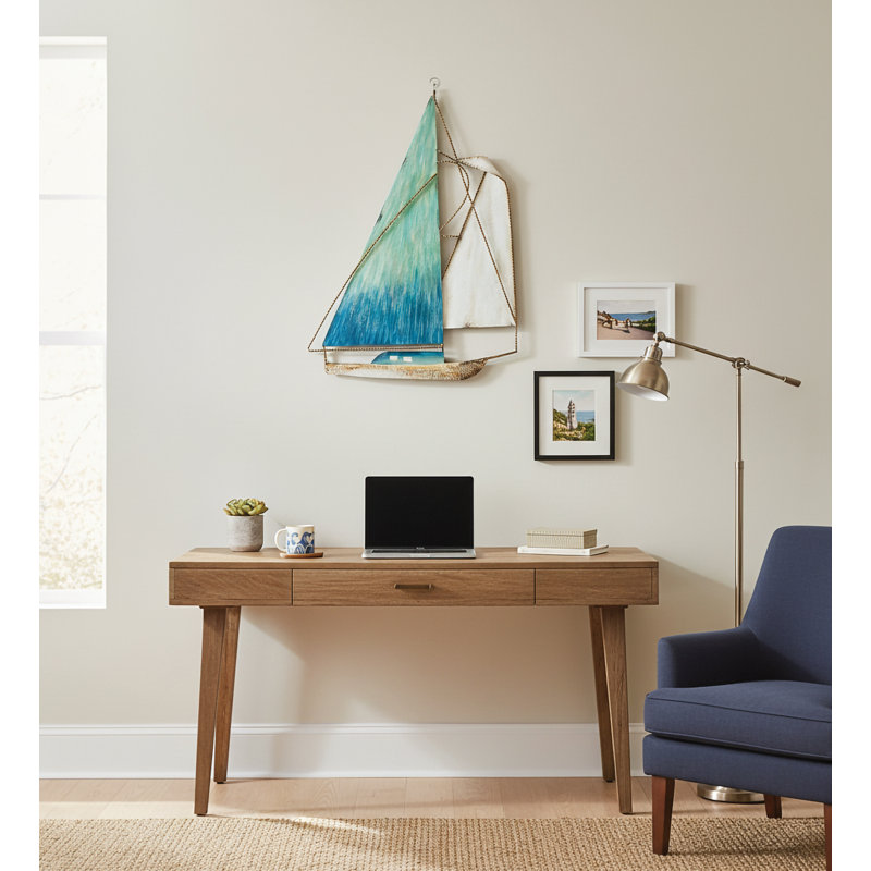 Sailboat Coastal Metal Relief Wall Décor, 29" H X 22" W X 2" D