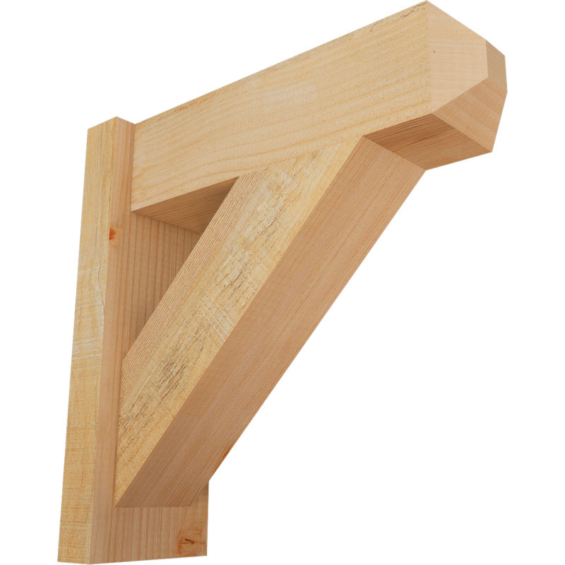 Artisan traditionnel en bois rustique, P 18 po x H 18 po, Sapin Douglas de 6 po (sciage brut)