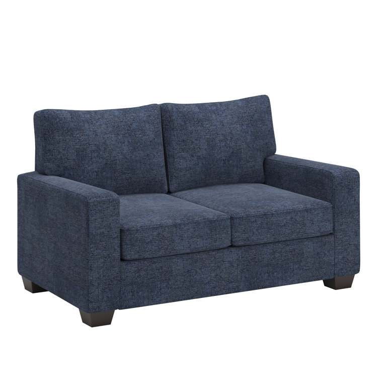 Latitude Run® Beaulah Modern Fabric Upholstered Square Arm Loveseat ...
