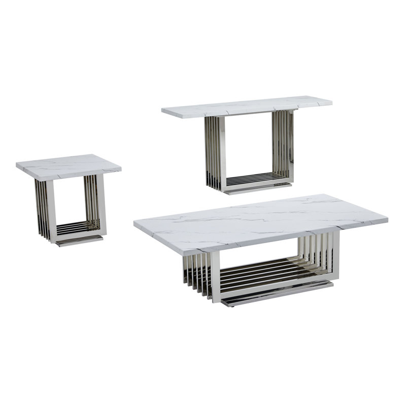 3 pièces Ensemble de tables basses