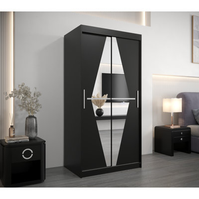 Radank 2 Door Manufactured Wood Wardrobe