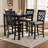 Fraserburgh 5-Pc Dining Set in Modern and Contemporary Style, 37.4'' H X 18.5'' W X 19.88'' D-145602513-145602515