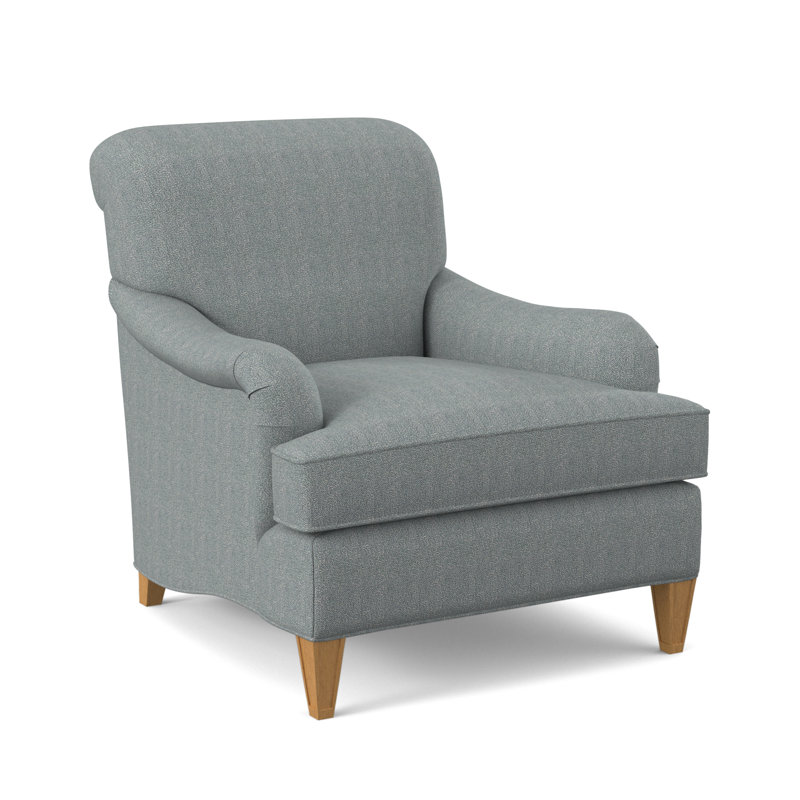 Bristol Upholstered Armchair, Amber, Maya Cyan