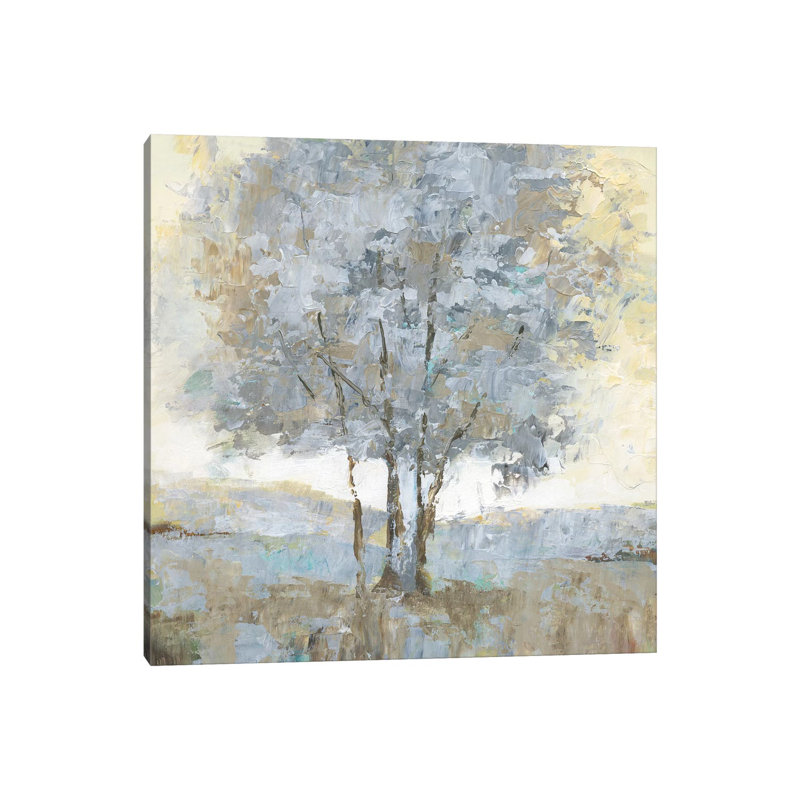 «Soft Sentinel I» - Impression sur papier avec cadre flottant, Toile tendue, H 12 po x l 12 po x P 1,5 po