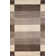 Tapis brun / gris en soie / laine Gabbeh