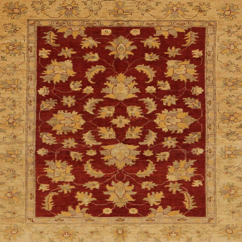 Tapis abstrait moderne 491, Carré 3 pi