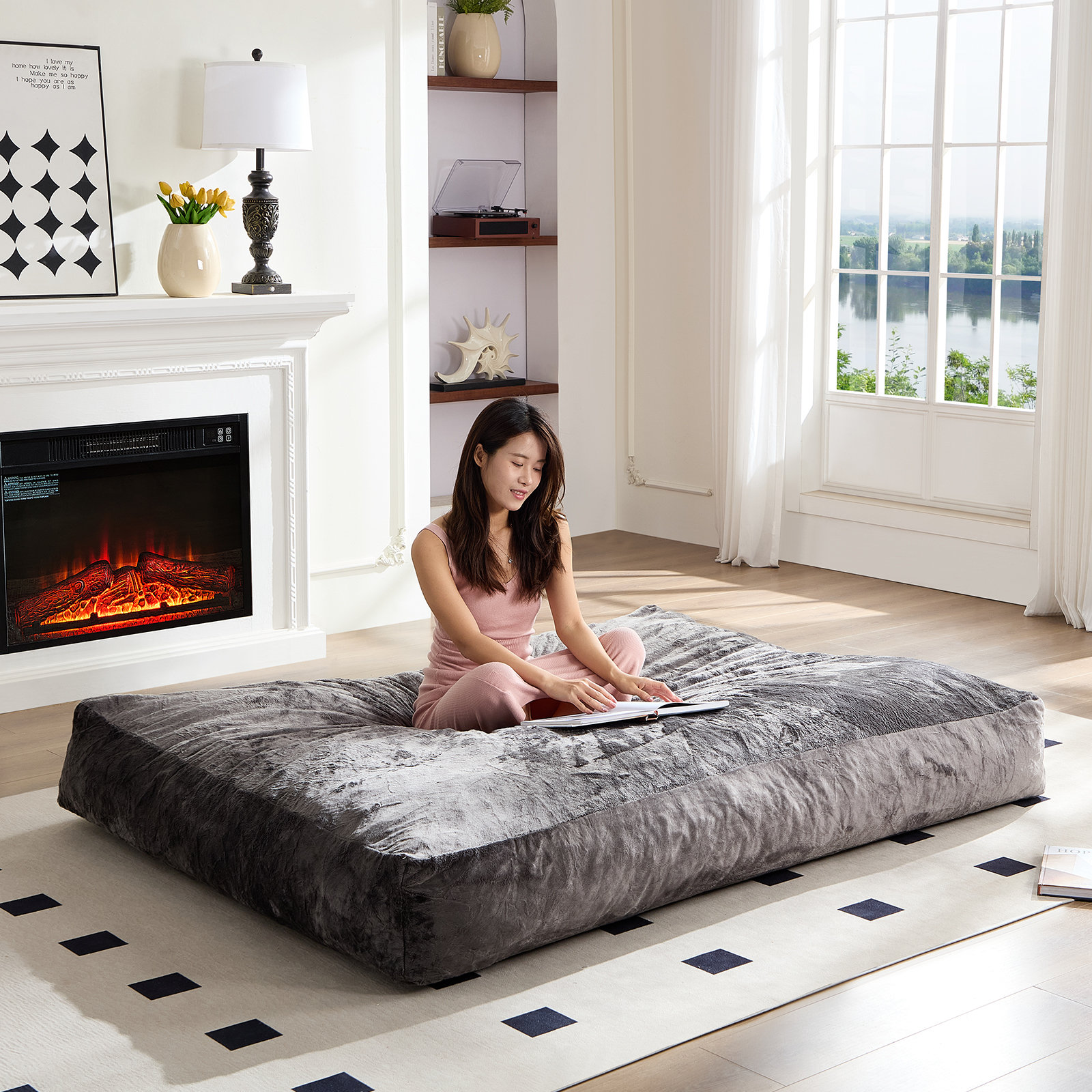 Bag Bed Giant Bean Bag Diy 6ft Bean Bag Cover Giant Bean Bag Chair