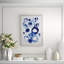 Blue Circle Study IV Print by Fuchs