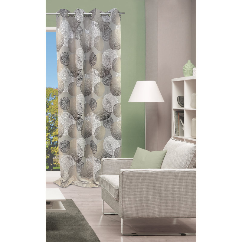Blackout Curtain Single Panel, Natural colors