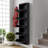 Antibacterial 5 Tier Metal Shoe Cabinet Side Holes-1962639005