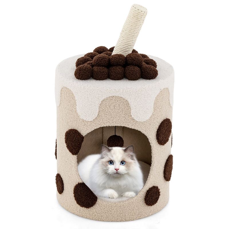 Lit pour animal de compagnie Deshuan, Brun