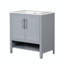 Meuble-lavabo simple 30 po avec comptoir en céramique