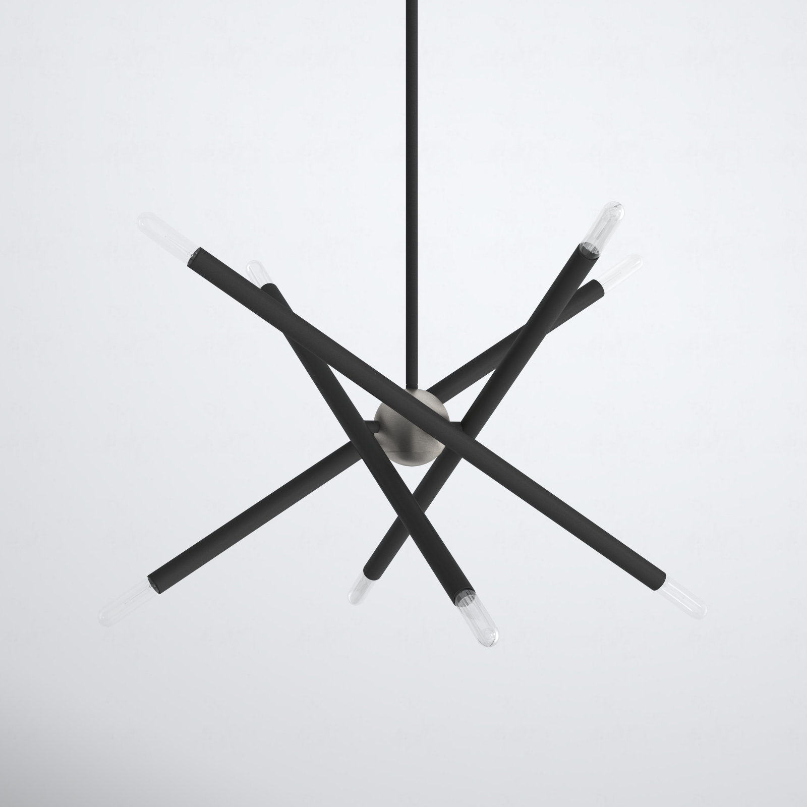Poco 8 - Light Dimmable Sputnik Chandelier, Scandinavian Gray