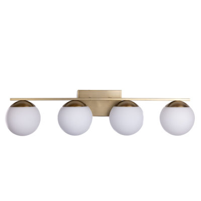 Éclairage pour meuble-lavabo 4 lumières Kivah