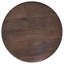 Table basse ronde brune