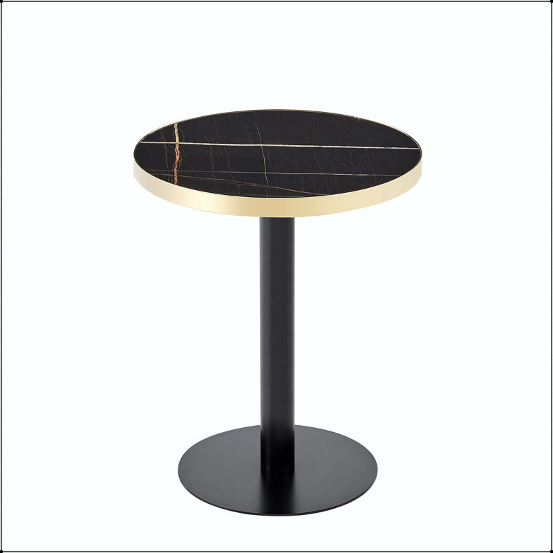 Table bistro 23,6 po Modern Modern, Black