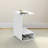 Modern Acrylic End Table With Storage C-Shaped Side Table-834471715