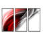 Ensemble de 3 toiles abstraites encadrées sur toile 3D-494427183-494427182
