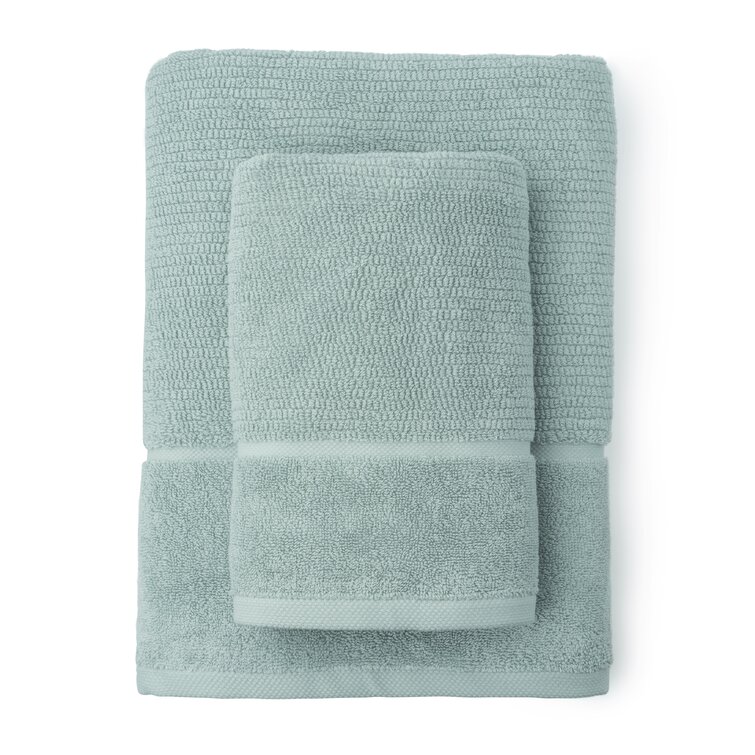 Bear 6 Piece 100% Cotton Towel Set AllModern Color: Concrete Gray