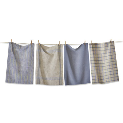 Canyon Woven Dishtowel S/4 Blu Denim
