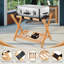Porte-bagages pliant en bambou avec rangement-65914883