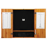 Viper Metropolitan Oak Steel Tip Dartboard Cabinet, Viper Razorback Sisal Dartboard, Viper Underground Raven Steel Tip Darts 25 Grams, And Viper Dart Laser Line