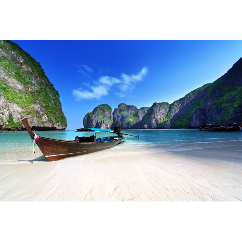 Maya Bay - Wrapped Canvas Print, 30cm H x 46cm W x 3.8cm D