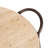 Round Natural Travertine Serving Tray