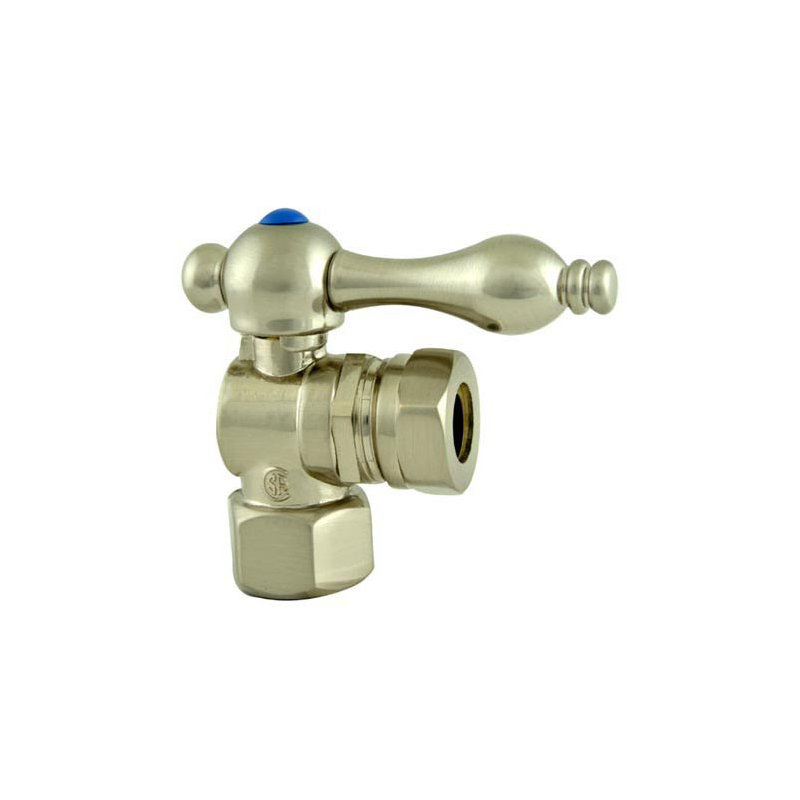 Quarter Single hole Bathroom Faucet, Brushed Nickel