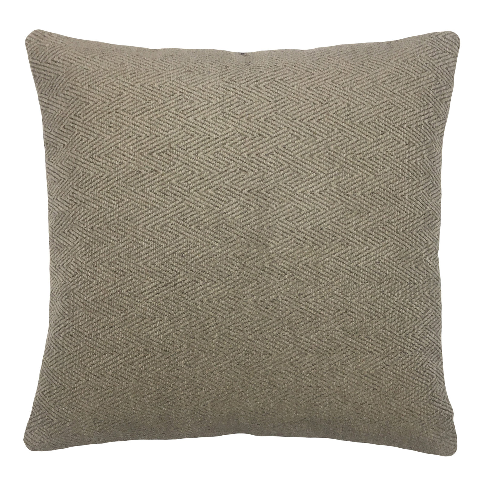 Indoor/Outdoor Throw Pillow, 20" x 20", Beige Geometric